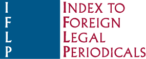 Index to Foreign Legal Periodicals logo with blue box and red letters